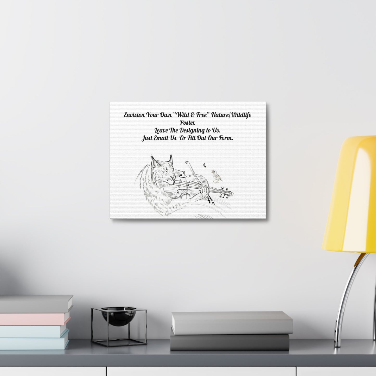 Custom Wildlife Canvas Print, Nature Wall Art, Personalized Animal Decor, Unique Gift for Nature Lovers, Eco-Friendly Art