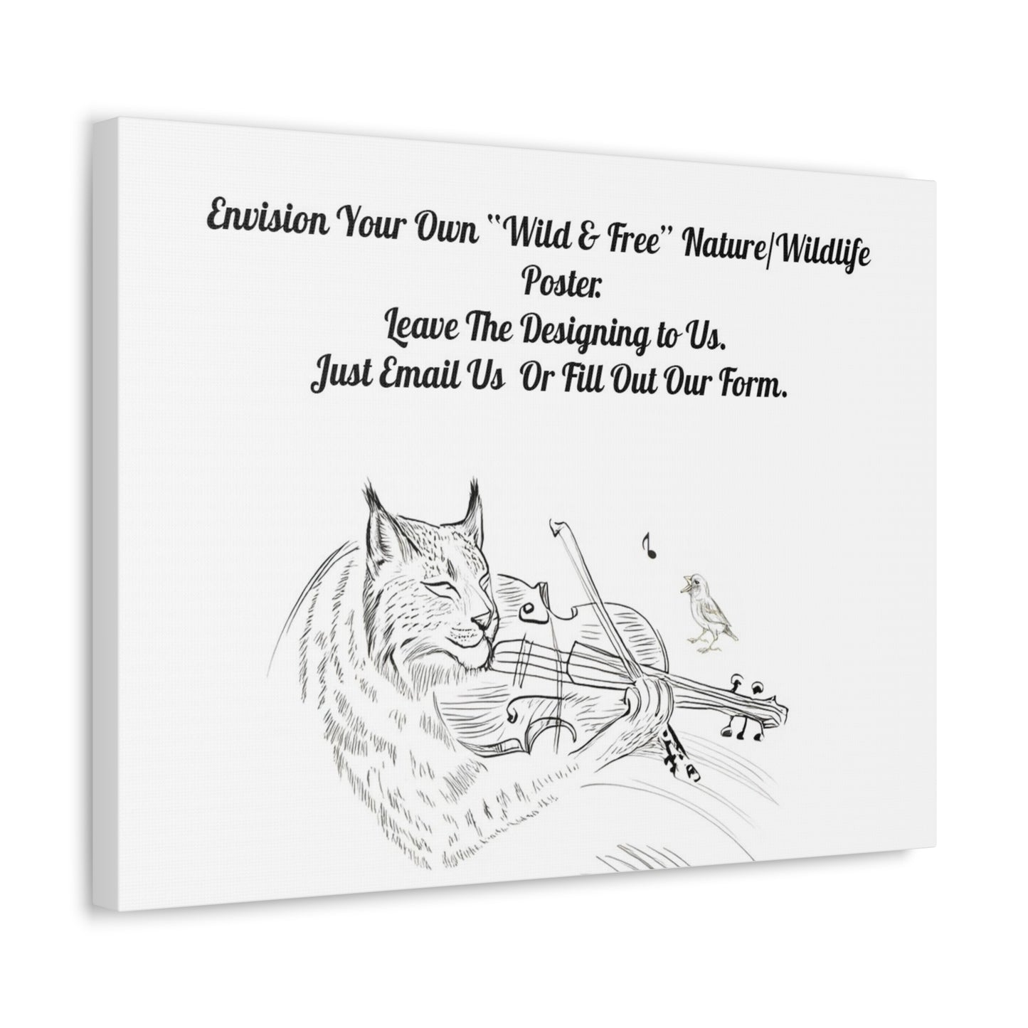 Custom Wildlife Canvas Print, Nature Wall Art, Personalized Animal Decor, Unique Gift for Nature Lovers, Eco-Friendly Art