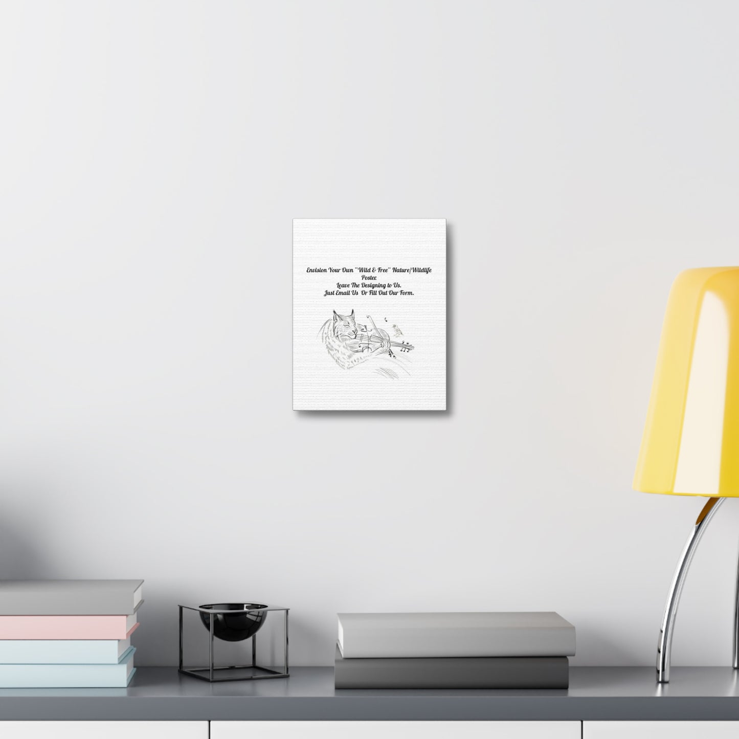 Custom Wildlife Canvas Print, Nature Wall Art, Personalized Animal Decor, Unique Gift for Nature Lovers, Eco-Friendly Art