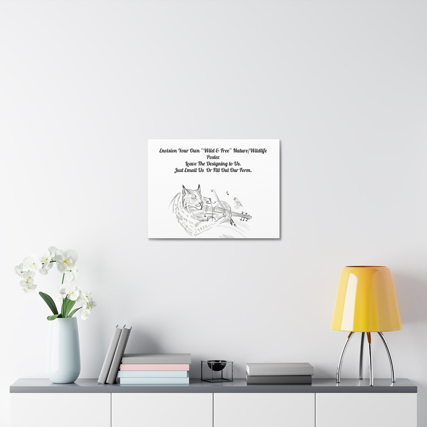 Custom Wildlife Canvas Print, Nature Wall Art, Personalized Animal Decor, Unique Gift for Nature Lovers, Eco-Friendly Art