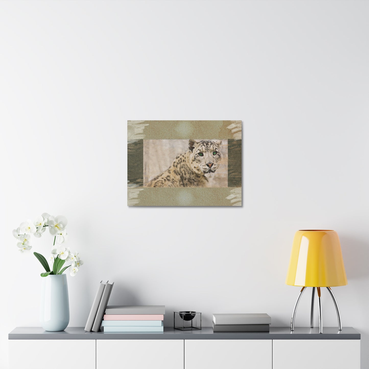 Wildlife Stretched Canvas Art – Snow Leopard Wall Decor, Animal Lover Gift, Nature Inspired Home Decor, Eco-Friendly Wall Art, Unique [...]