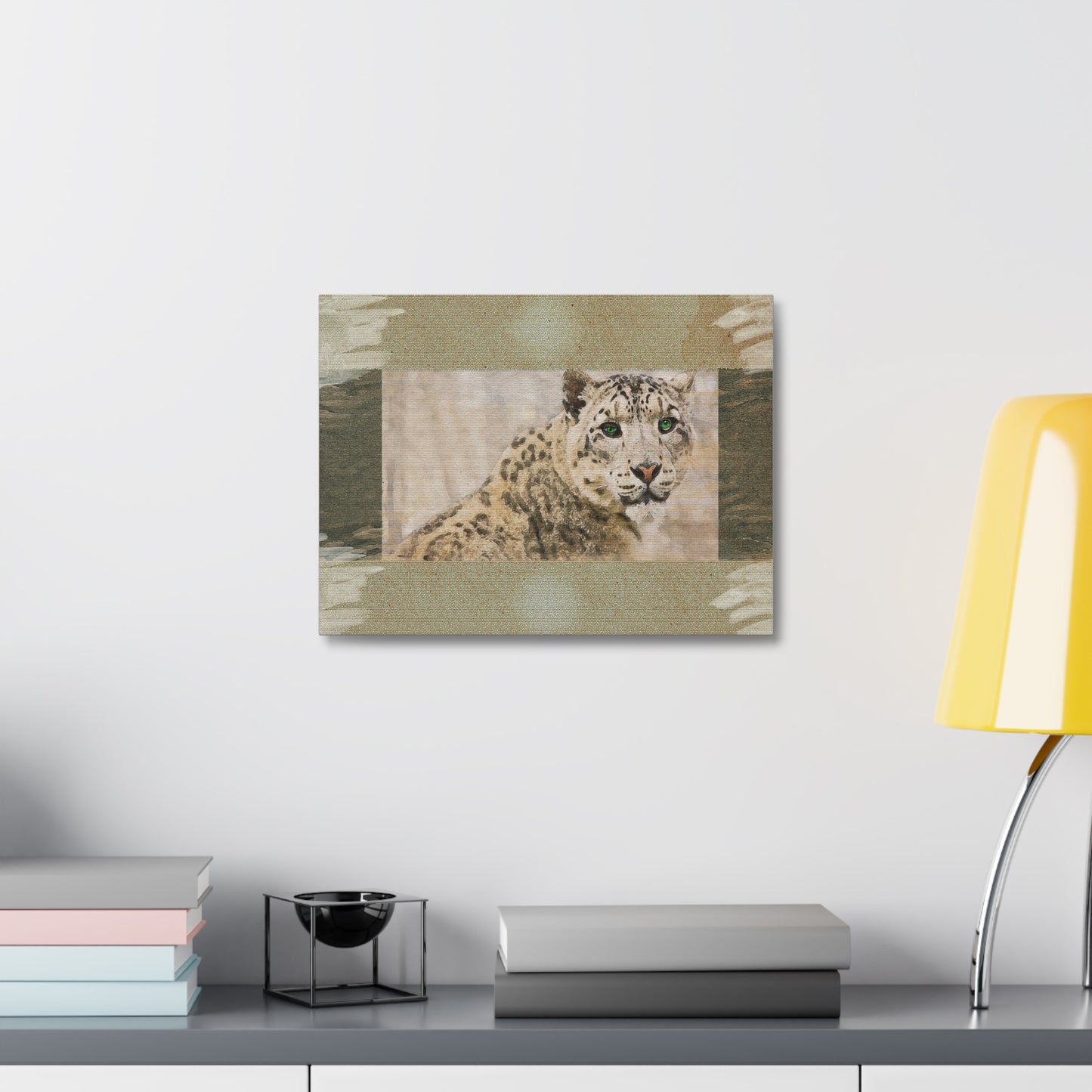 Wildlife Stretched Canvas Art – Snow Leopard Wall Decor, Animal Lover Gift, Nature Inspired Home Decor, Eco-Friendly Wall Art, Unique [...]